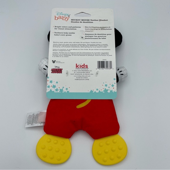 Mickey Mouse Teether Blanket - Picture 4 of 4